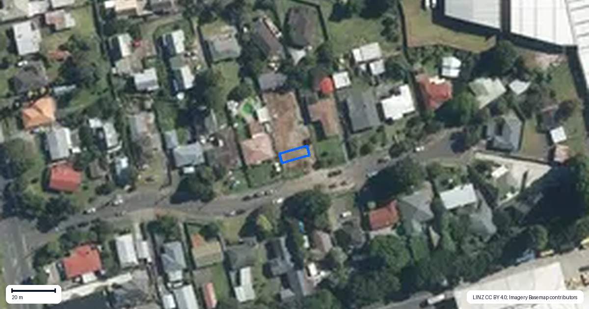 Property context map for 19 Matangi Road, Mount Wellington, Auckland