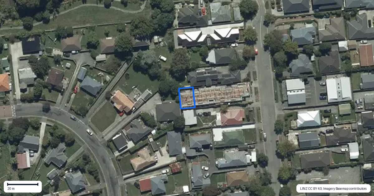 Property context map for 4/89 Rattray Street, Riccarton, Christchurch