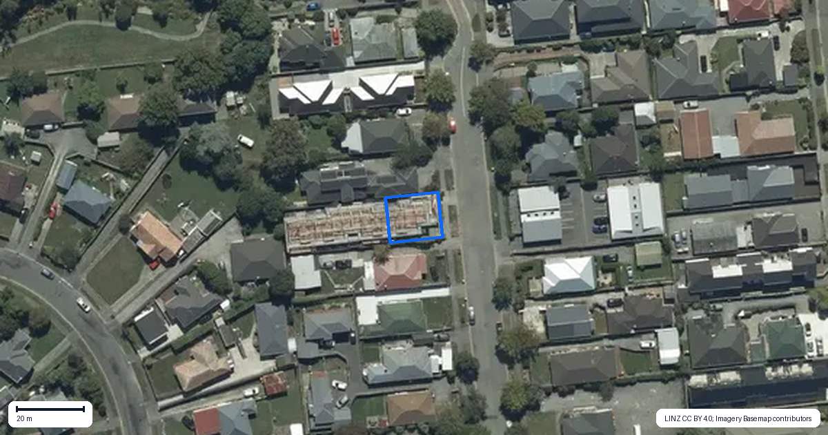 Property context map for 1/89 Rattray Street, Riccarton, Christchurch
