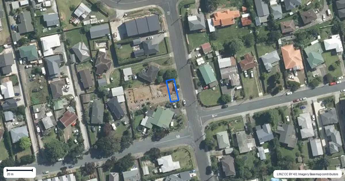 Property context map for 1/62 Walters Road, Mount Wellington, Auckland