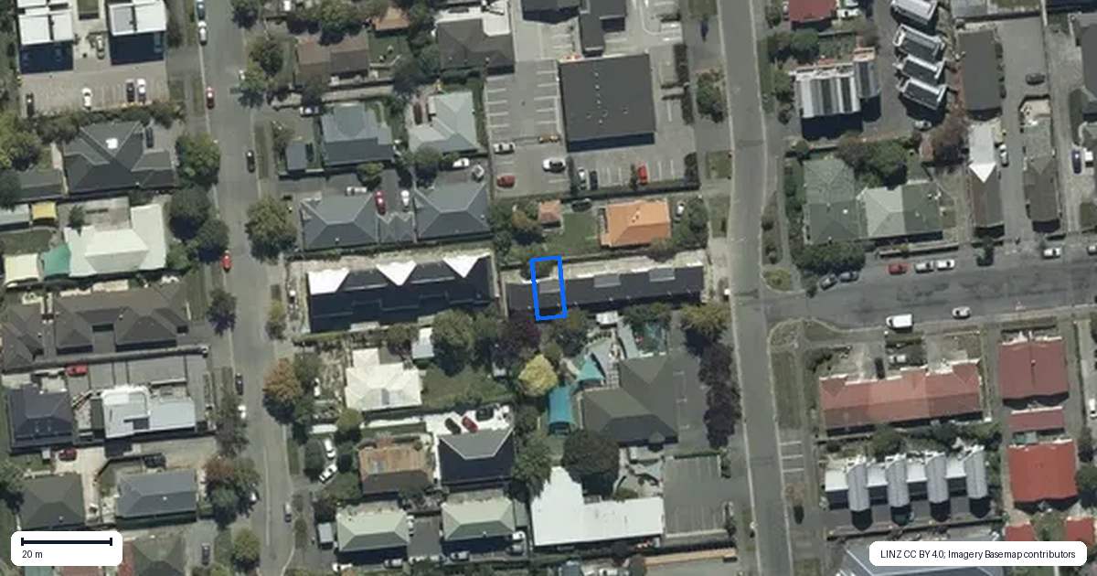 Property context map for 6/101 Wainui Street, Riccarton, Christchurch