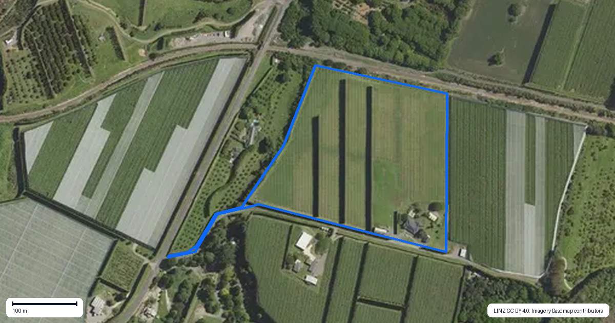 Property context map for 88B Pahoia Road, Whakamarama