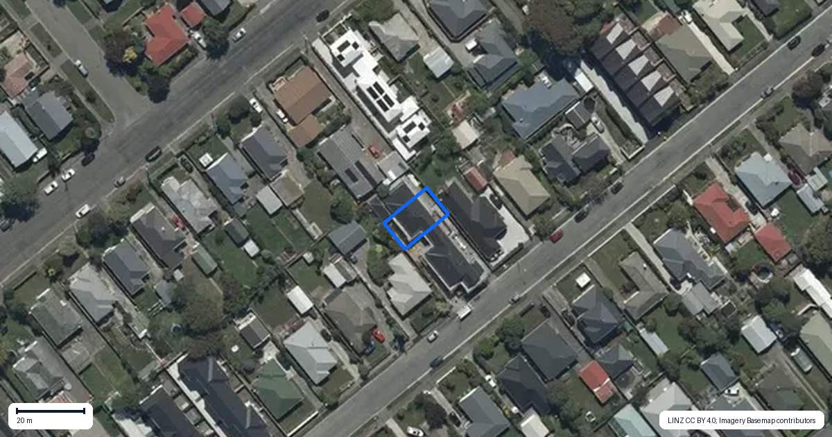 Property context map for 3/37 Evesham Crescent, Spreydon, Christchurch