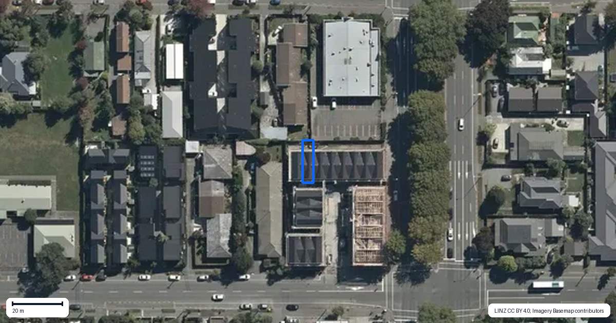 Property context map for 9/335 Gloucester Street, Christchurch Central, Christchurch