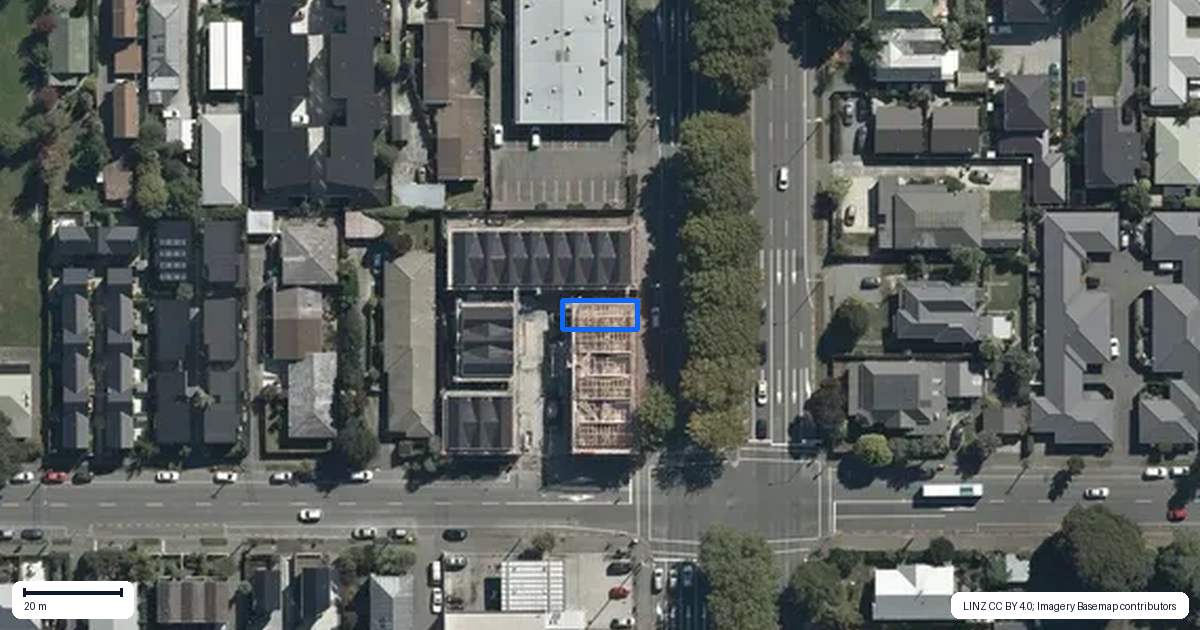 Property context map for 6/187 Fitzgerald Avenue, Christchurch Central, Christchurch