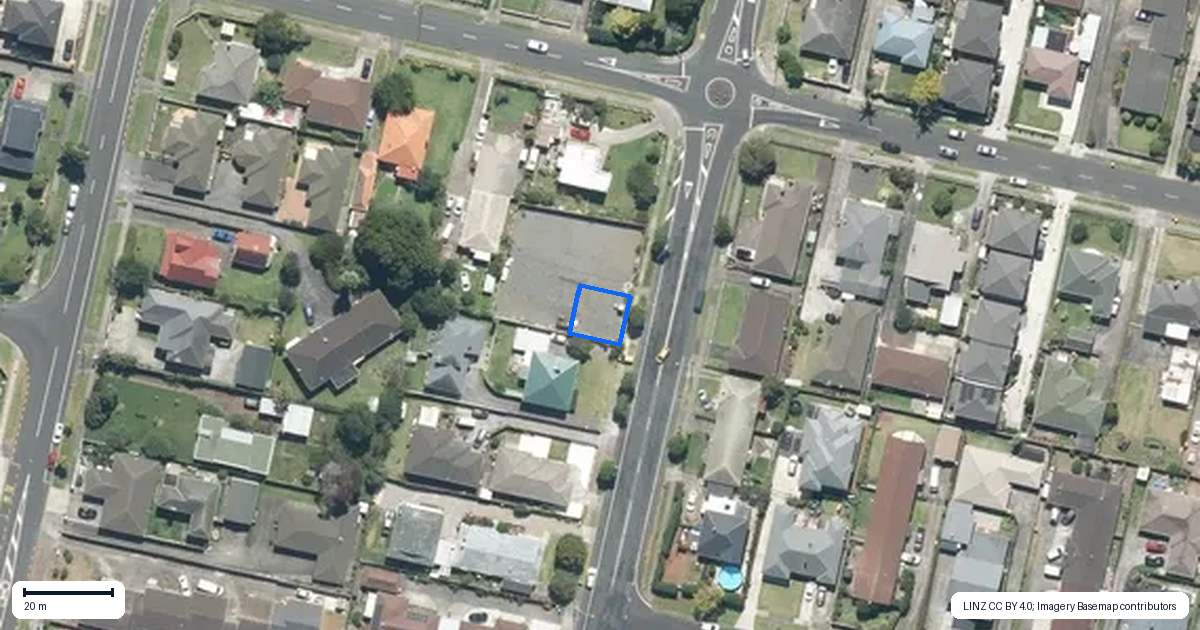Property context map for 90A Rangitoto Road, Papatoetoe, Auckland