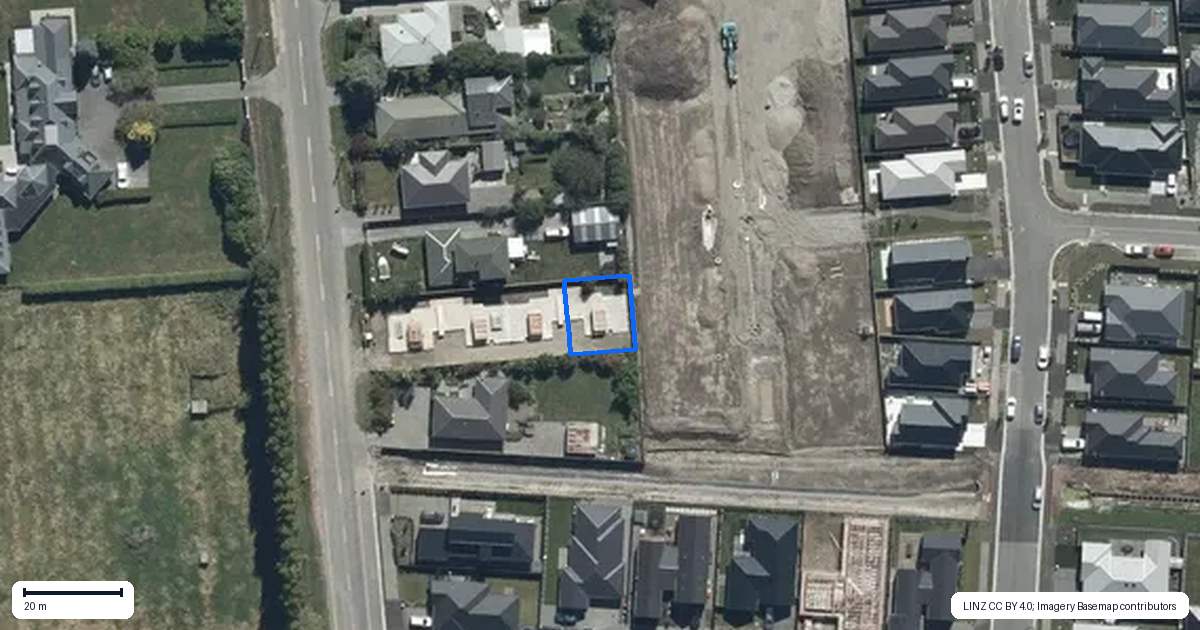 Property context map for 4/314 Highsted Road, Casebrook, Christchurch