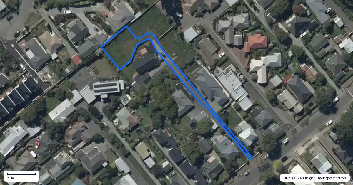 Property context map for 27E Studholme Street, Somerfield, Christchurch