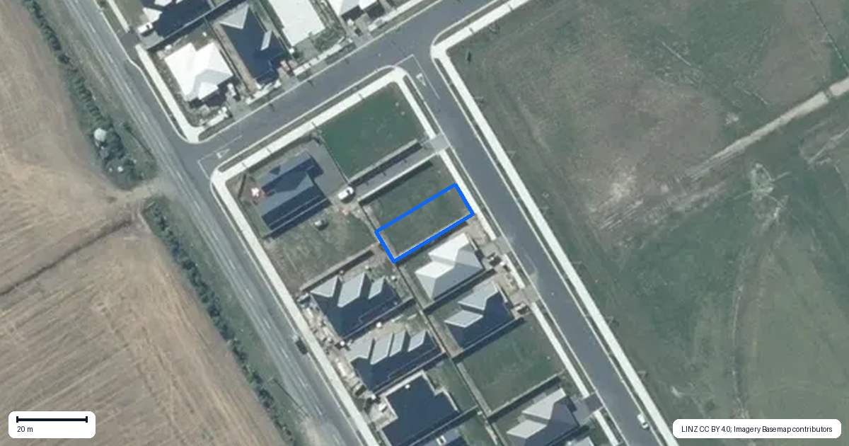 Property context map for 8B Privet Way, Rolleston