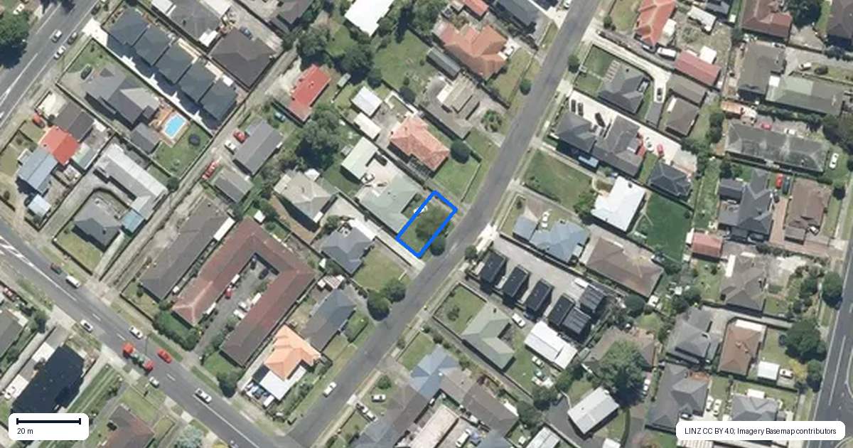 Property context map for 1/10 Coates Road, Papatoetoe, Auckland