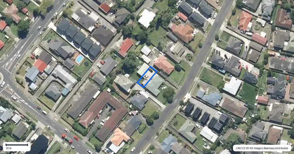 Property context map for 4/10 Coates Road, Papatoetoe, Auckland