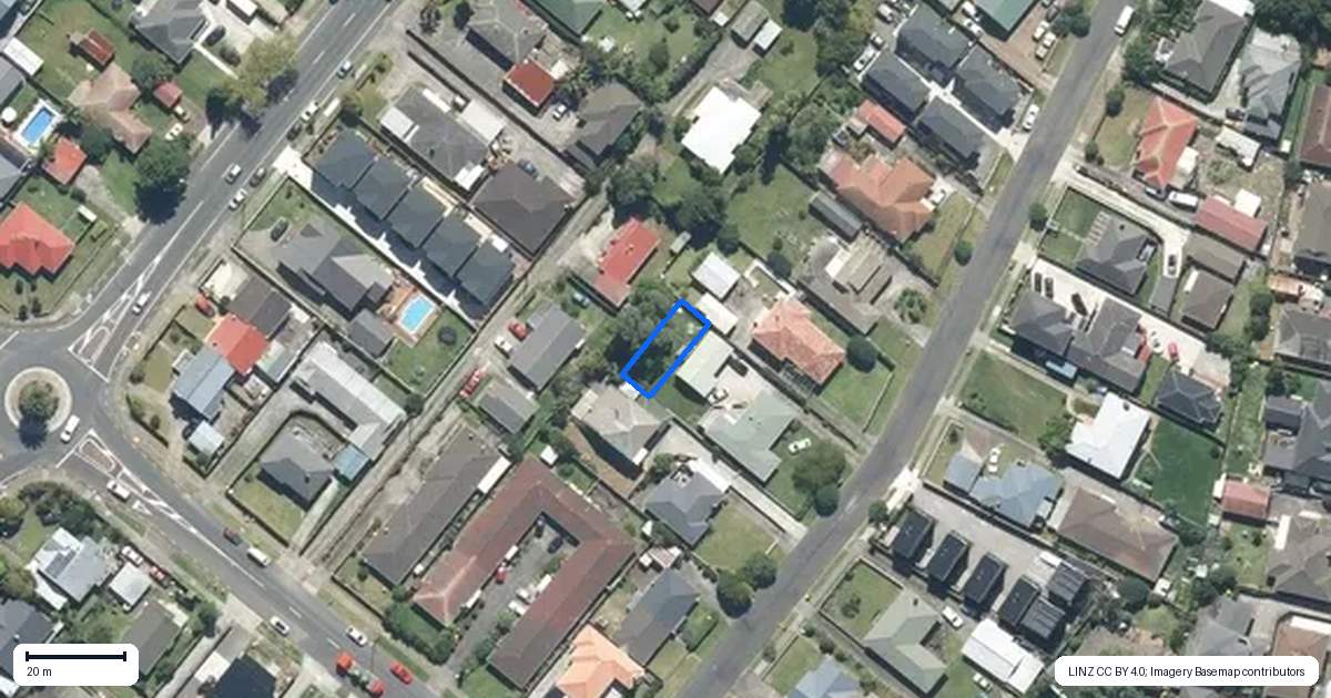 Property context map for 6/10 Coates Road, Papatoetoe, Auckland