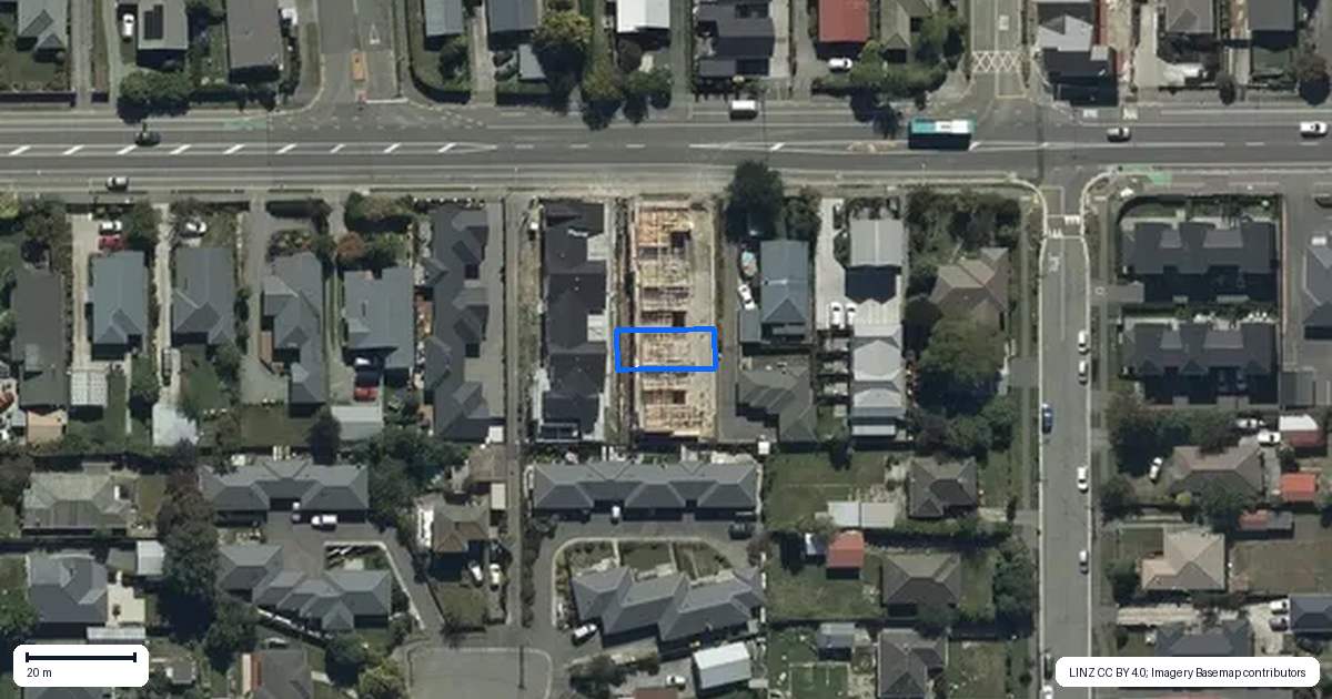 Property context map for 4/40 Shirley Road, Shirley, Christchurch