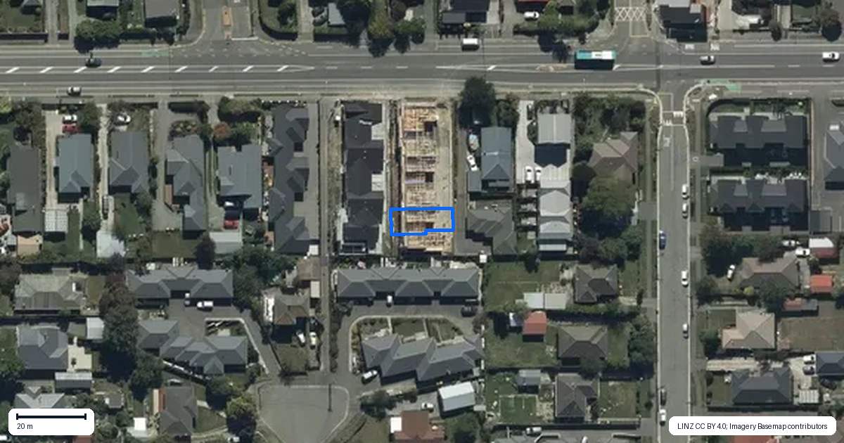 Property context map for 5/40 Shirley Road, Shirley, Christchurch