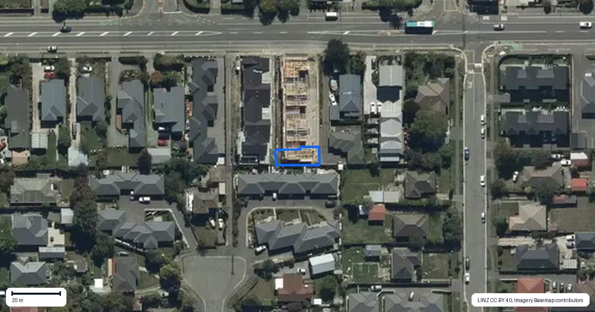 Property context map for 6/40 Shirley Road, Shirley, Christchurch