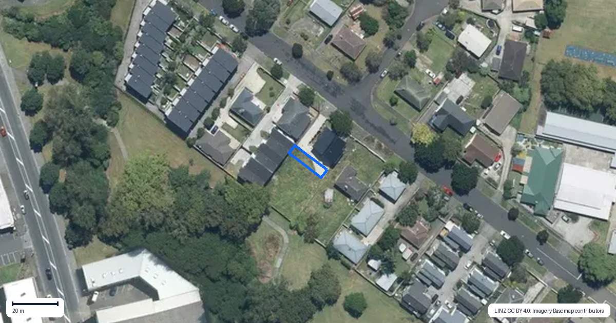 Property context map for 3/21 Eastview Road, Glen Innes, Auckland