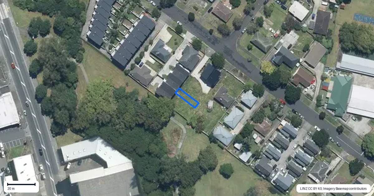Property context map for 6/21 Eastview Road, Glen Innes, Auckland