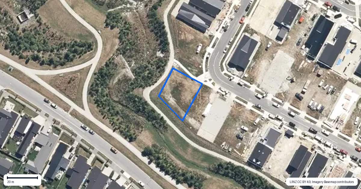 Property context map for 35 Metzger Road, Jacks Point, Queenstown