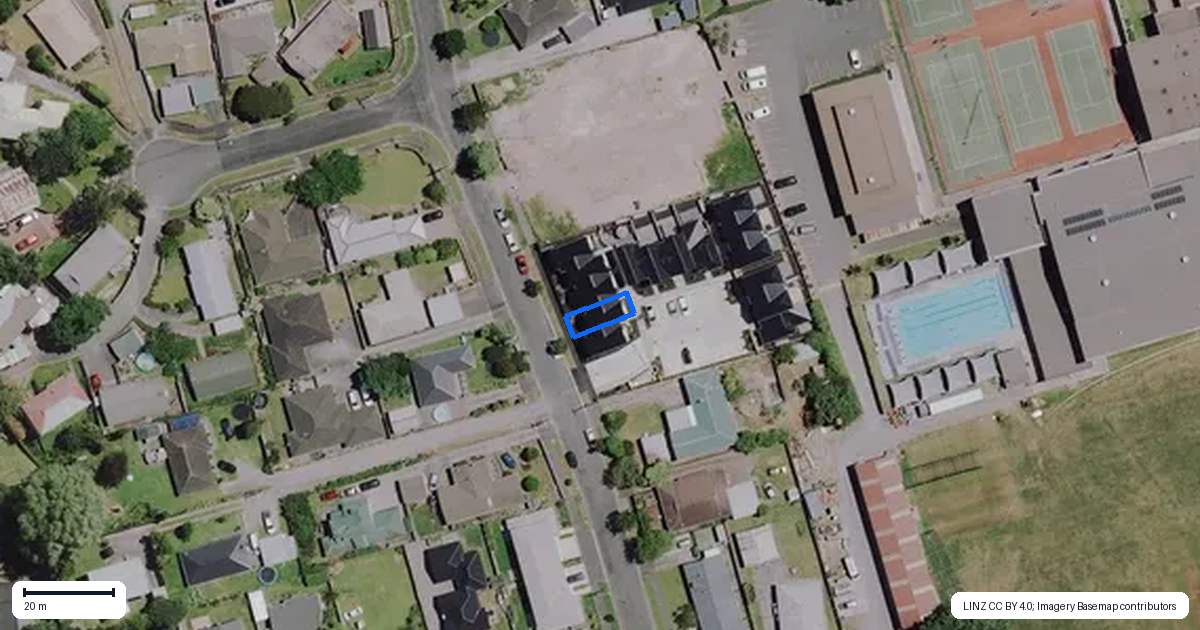 Property context map for 2/6 Fend Street, Chartwell, Hamilton