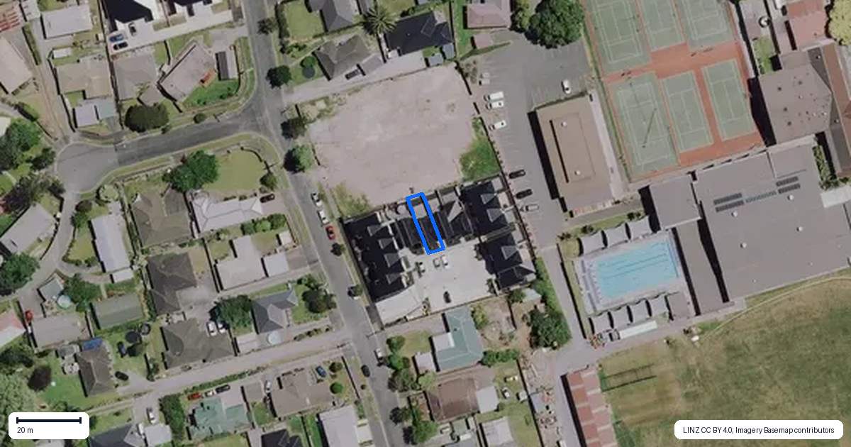 Property context map for 7/6 Fend Street, Chartwell, Hamilton