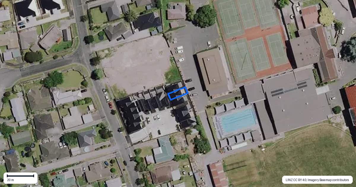 Property context map for 11/6 Fend Street, Chartwell, Hamilton