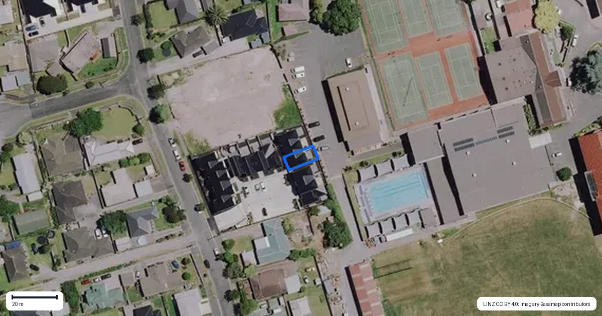 Property context map for 12/6 Fend Street, Chartwell, Hamilton