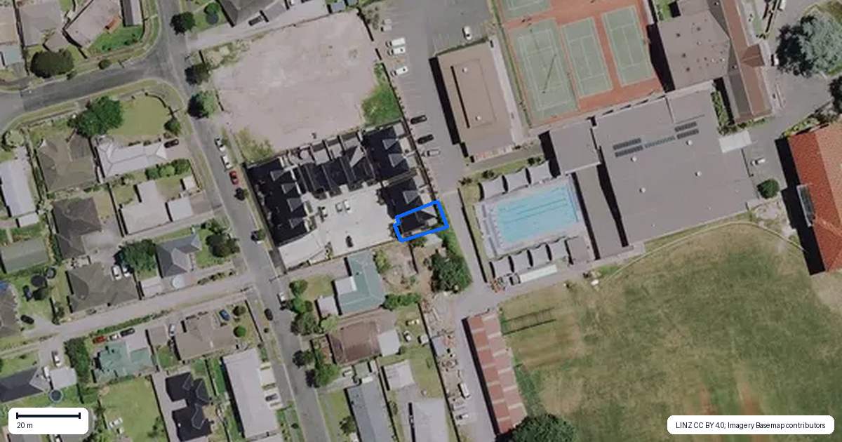 Property context map for 15/6 Fend Street, Chartwell, Hamilton