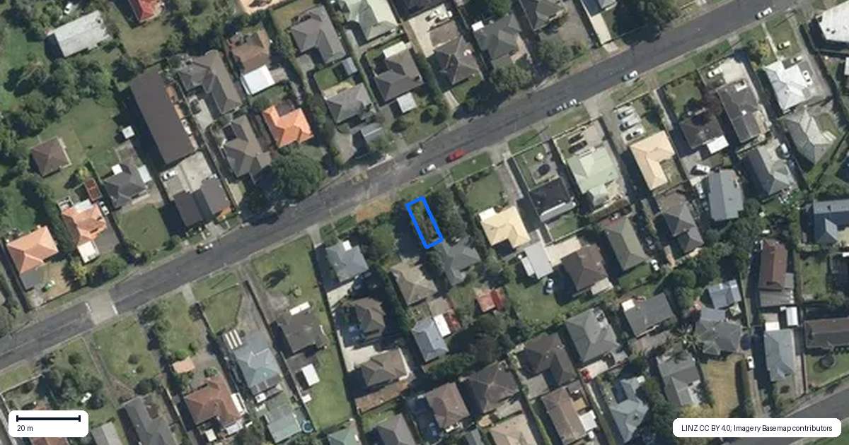 Property context map for 3/18 Commissariat Road, Mount Wellington, Auckland