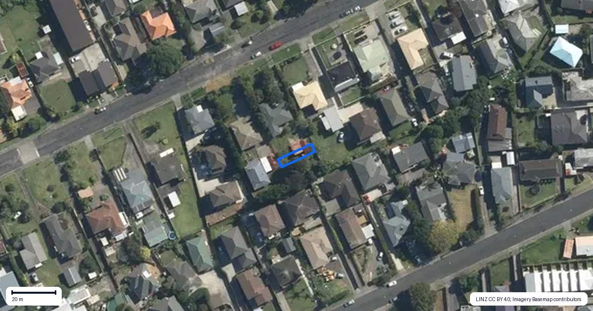 Property context map for 6/18 Commissariat Road, Mount Wellington, Auckland