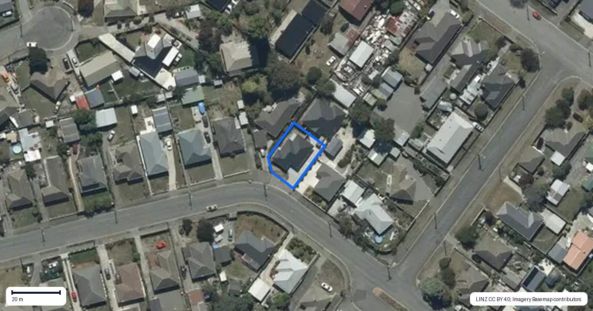 Property context map for 1/68 Vancouver Crescent, Wainoni, Christchurch