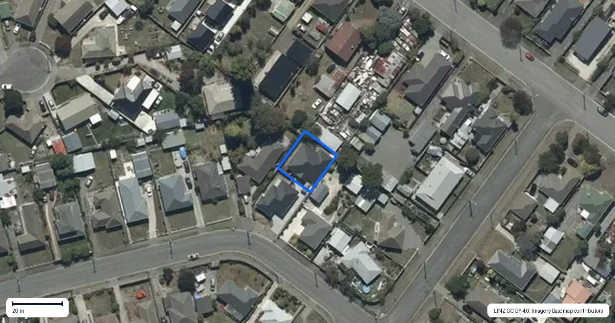 Property context map for 2/68 Vancouver Crescent, Wainoni, Christchurch
