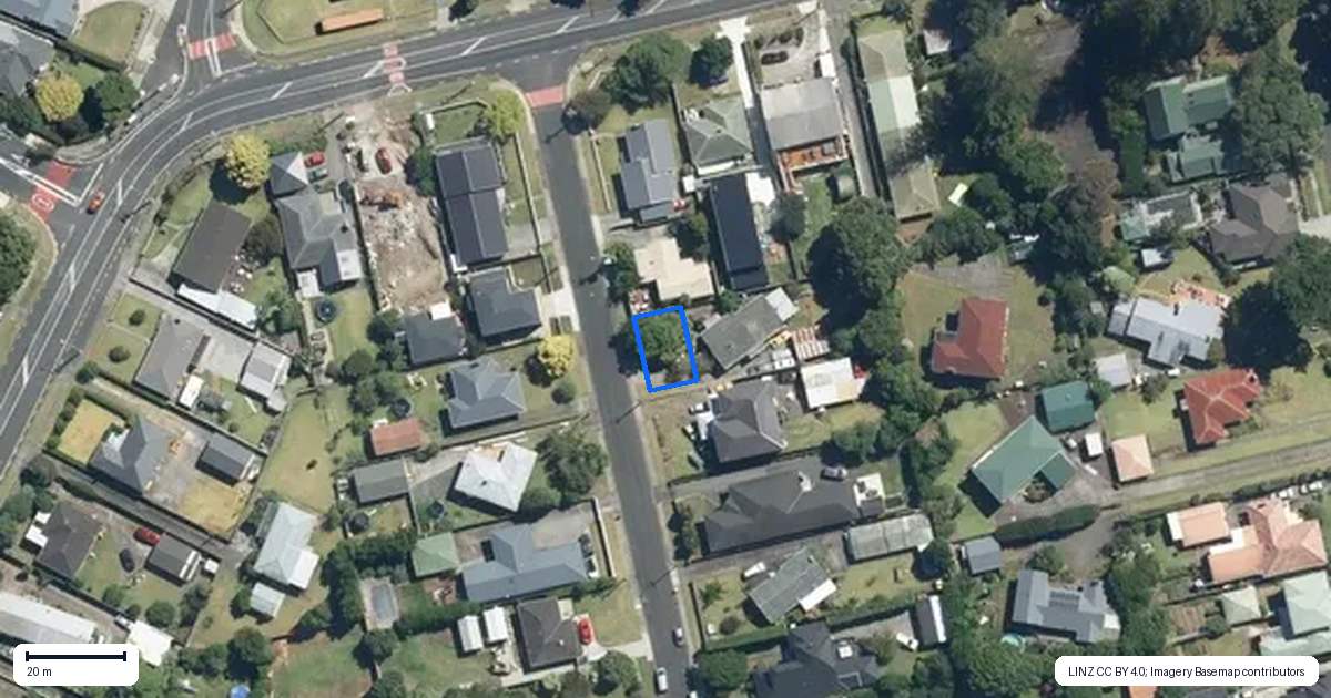 Property context map for 4A Tainui Terrace, Mangere Bridge, Auckland