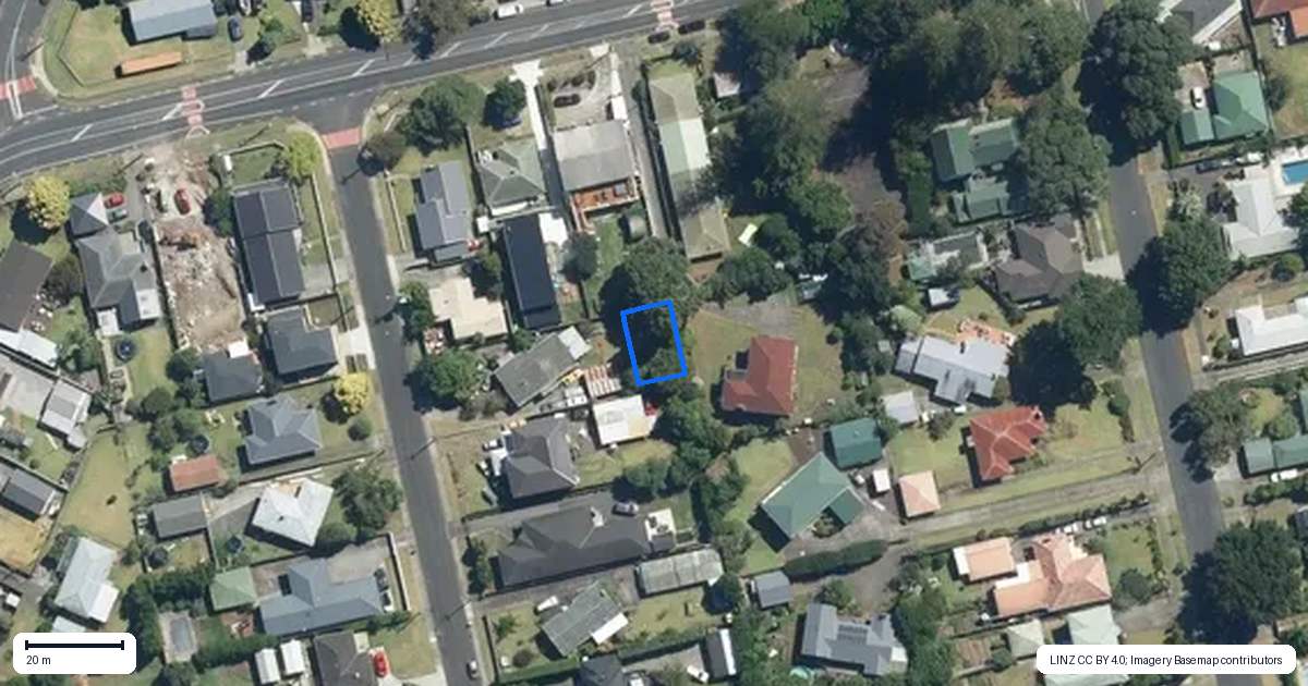 Property context map for 4F Tainui Terrace, Mangere Bridge, Auckland
