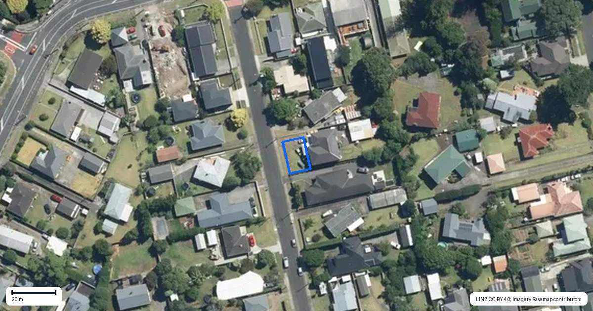 Property context map for 6A Tainui Terrace, Mangere Bridge, Auckland