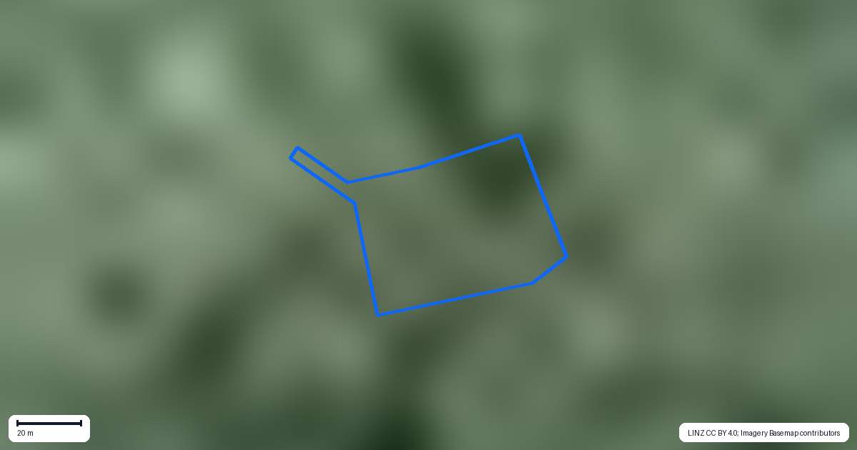 Property context map for 84 Dean Road, Pokeno