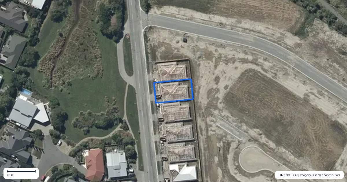 Property context map for 155 Milns Road, Halswell, Christchurch