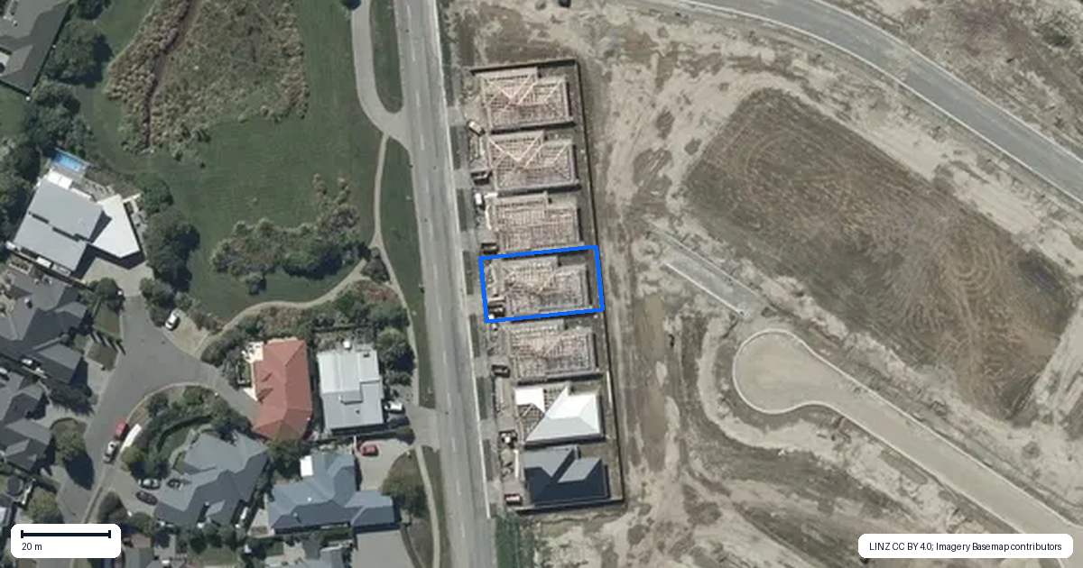 Property context map for 159 Milns Road, Halswell, Christchurch