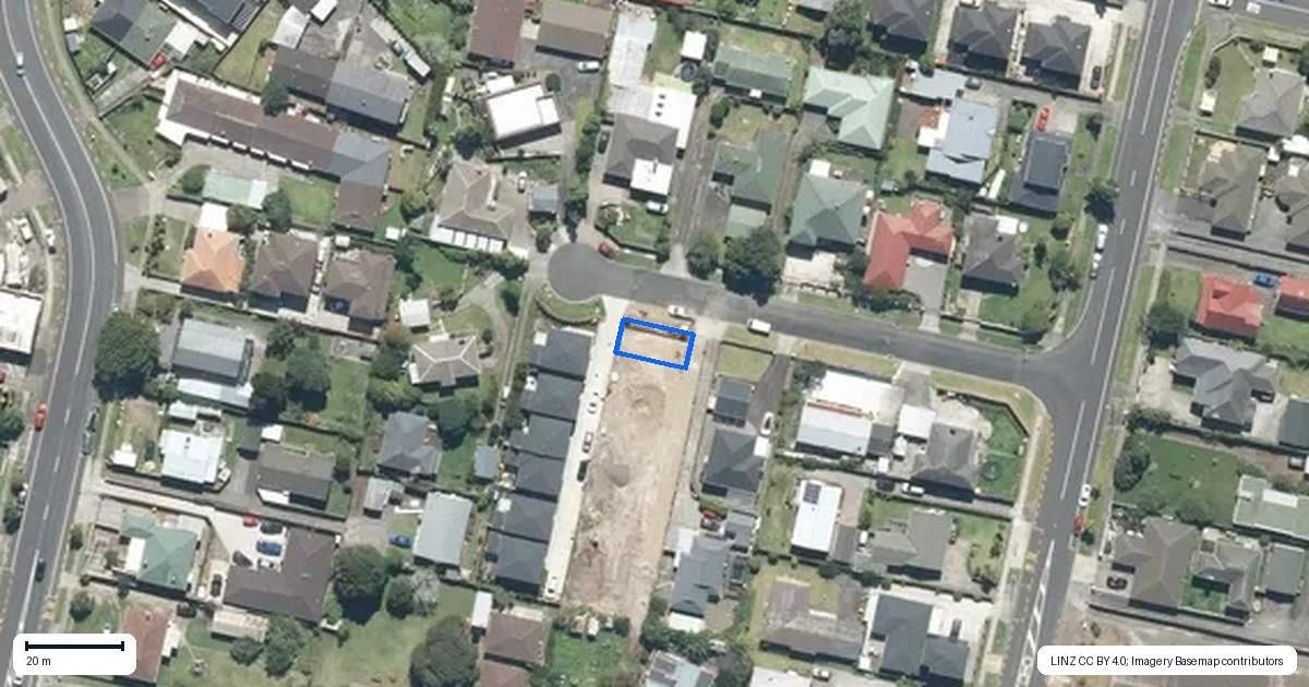 Property context map for 1/8 Reeves Avenue, Papatoetoe, Auckland