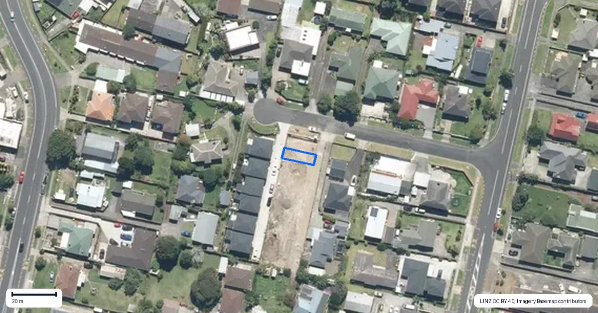 Property context map for 2/8 Reeves Avenue, Papatoetoe, Auckland