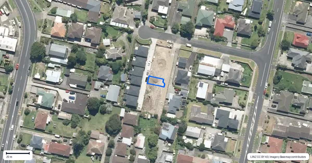 Property context map for 6/8 Reeves Avenue, Papatoetoe, Auckland