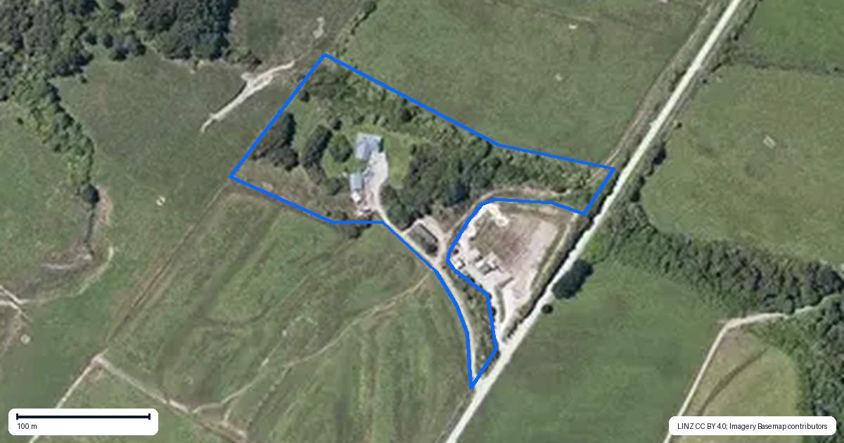 Property context map for 62 Bulls Road, Cape Foulwind