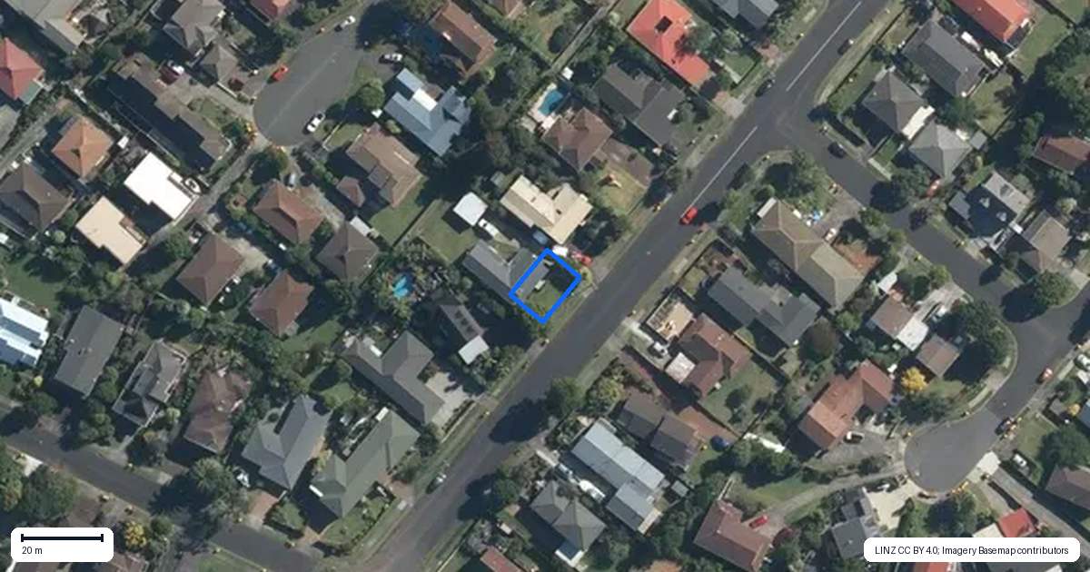 Property context map for 43A Palmyra Way, Half Moon Bay, Auckland