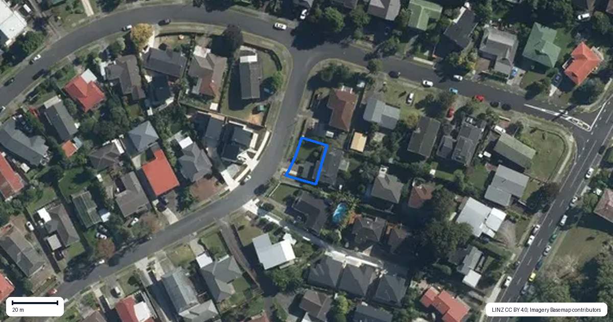 Property context map for 4A Colum Place, Bucklands Beach, Auckland