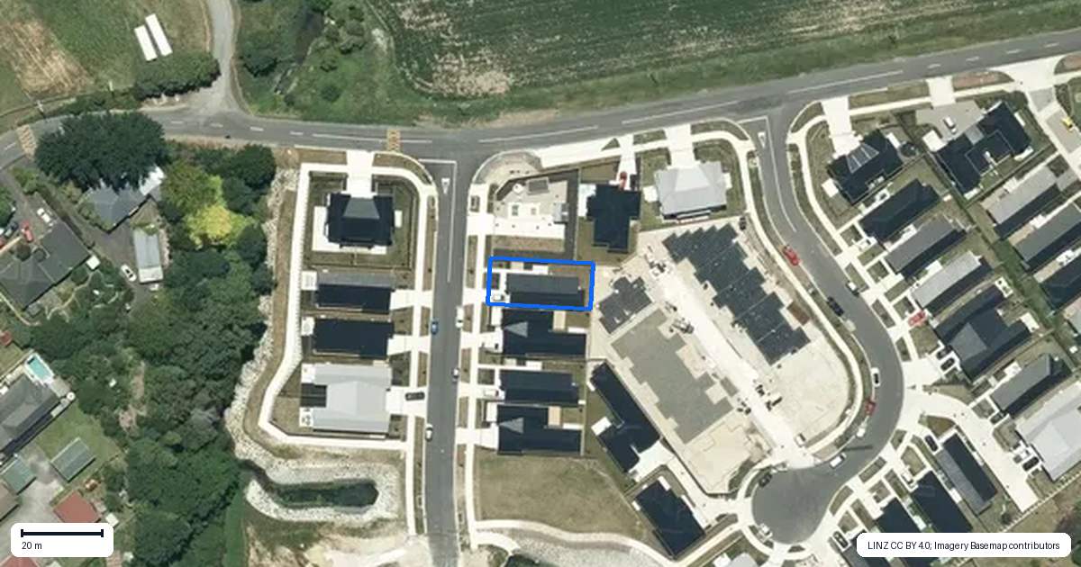 Property context map for 3 Whenu Place, Horotiu, Hamilton