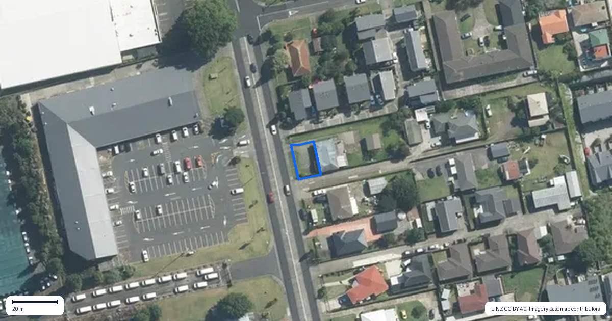 Property context map for 1/600 Mount Wellington Highway, Mount Wellington, Auckland