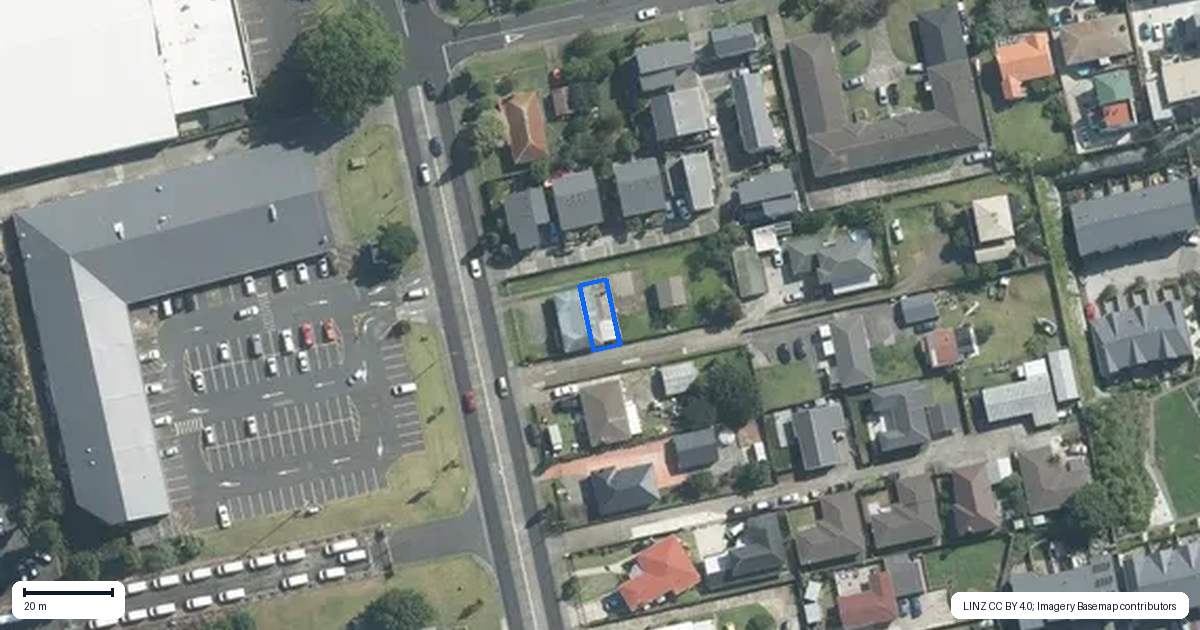 Property context map for 3/600 Mount Wellington Highway, Mount Wellington, Auckland