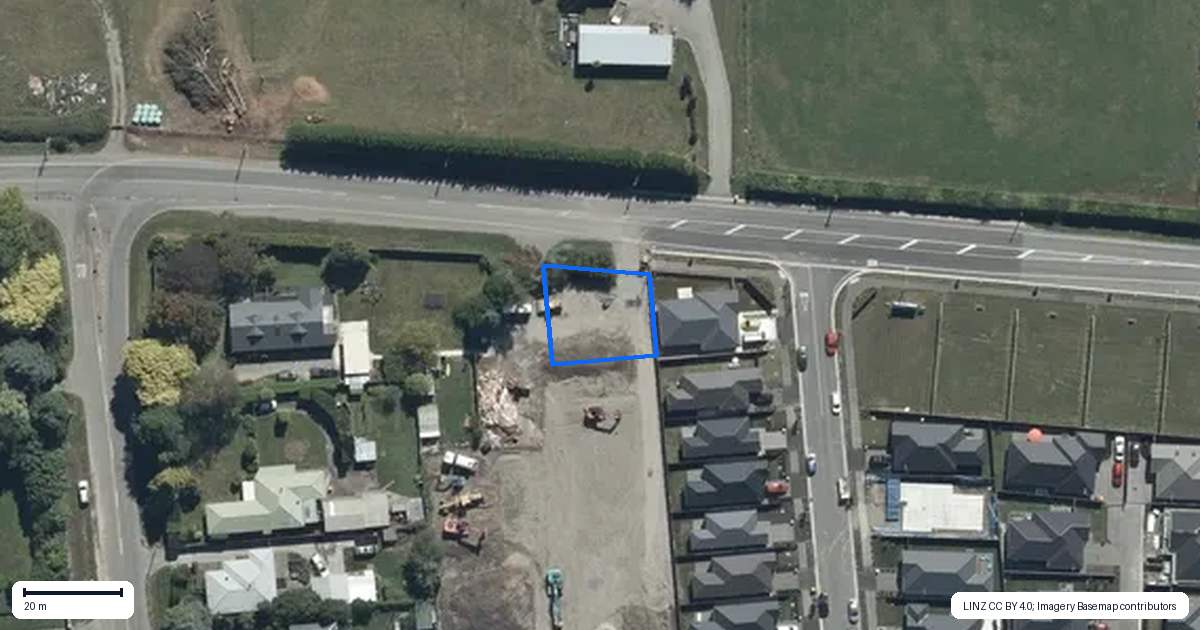 Property context map for 3 Riverbend Lane, Casebrook, Christchurch