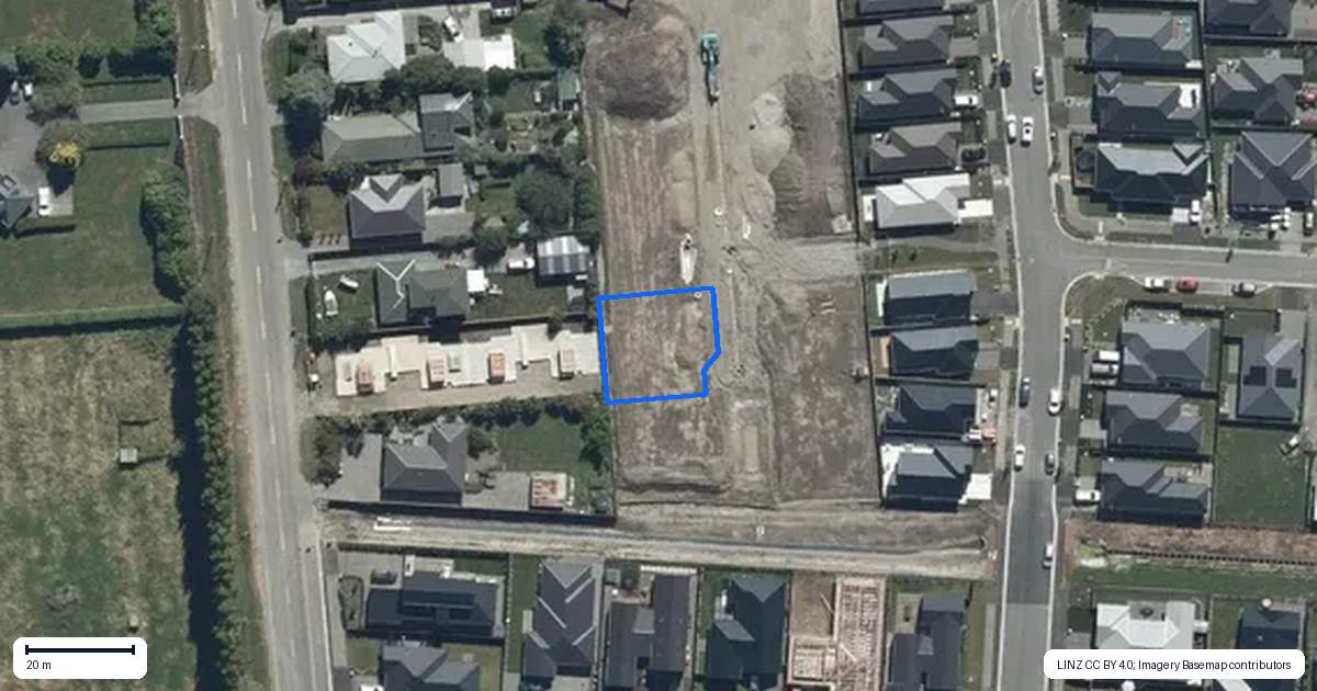 Property context map for 16 Riverbend Lane, Casebrook, Christchurch