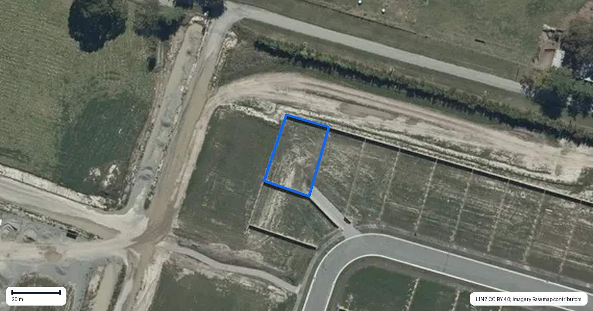 Property context map for 50 Kopper Crescent, Marshland, Christchurch