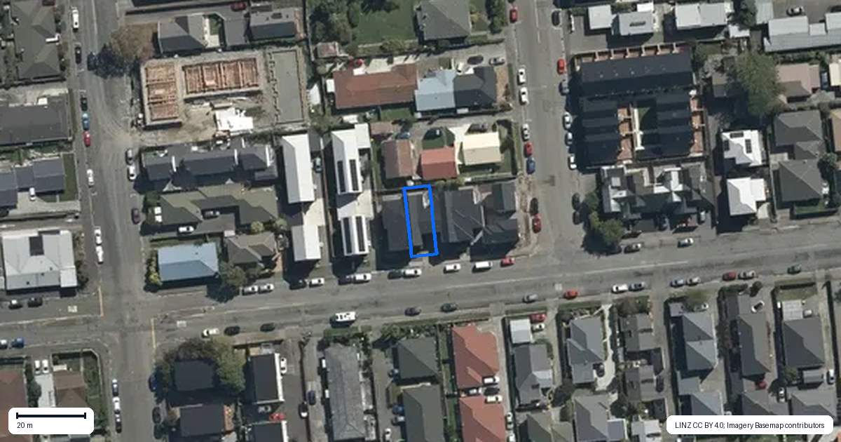 Property context map for 2/42 Peverel Street, Riccarton, Christchurch